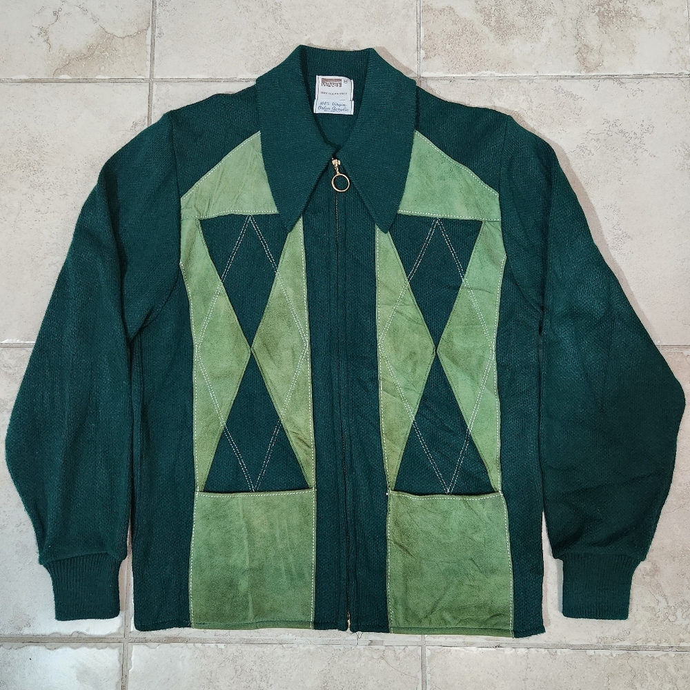 Vintage 1970's Montgomery Ward Zip Up Jacket